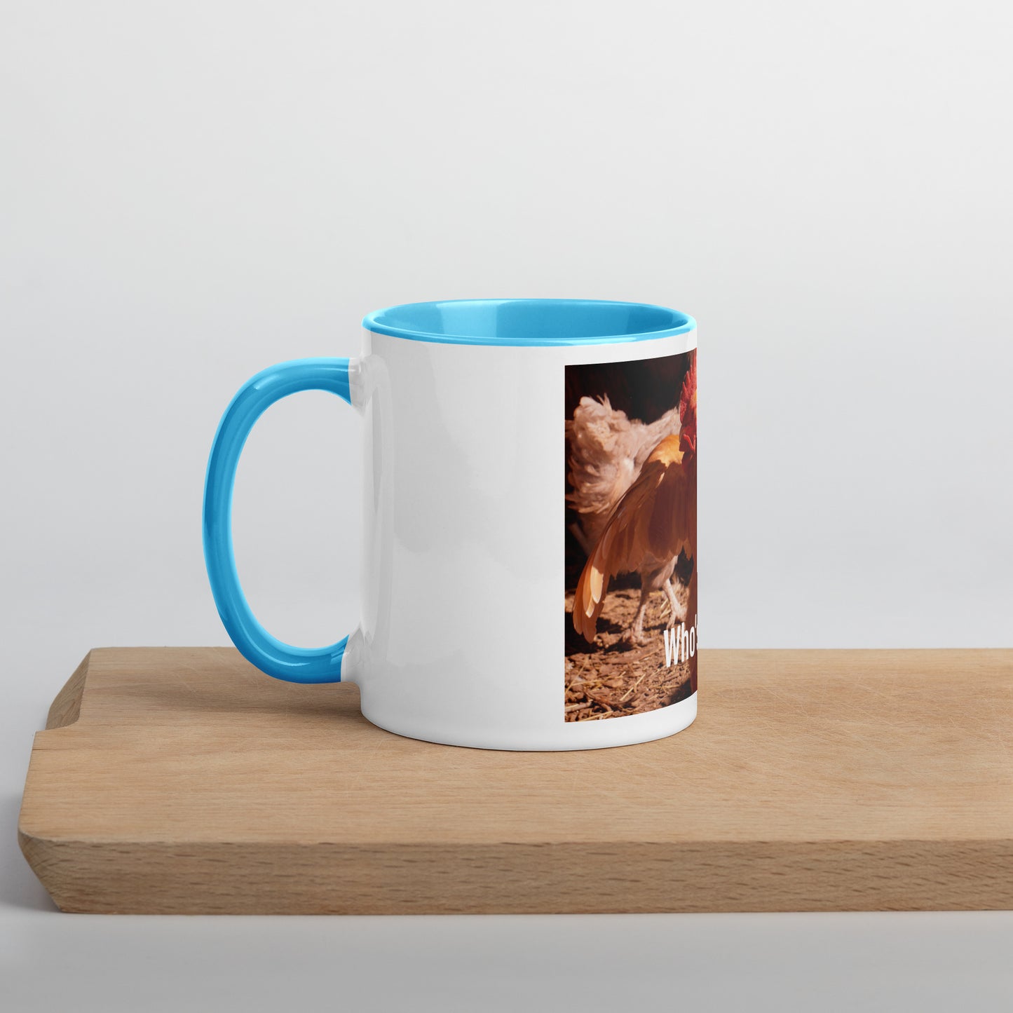 Funny Chicken Mug with Color Inside
