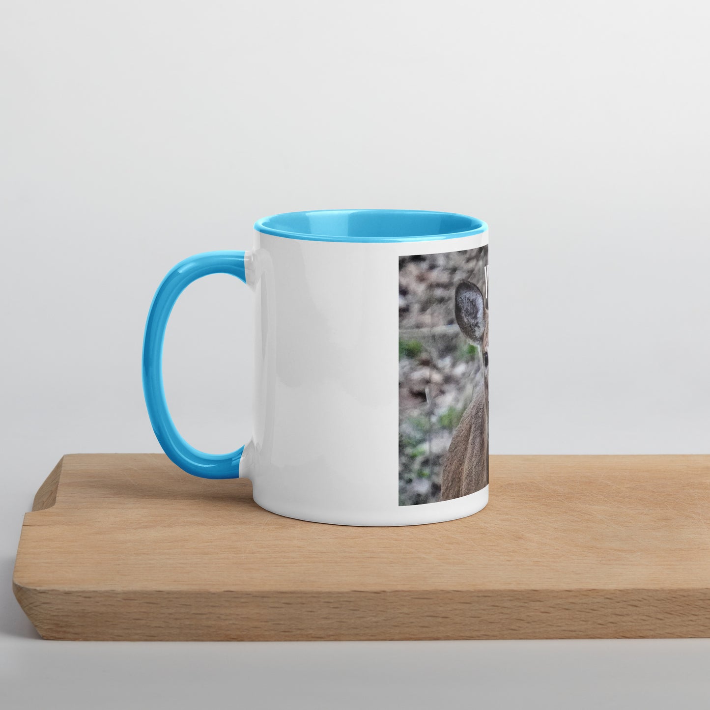 Funny Deer Mug with Color Inside