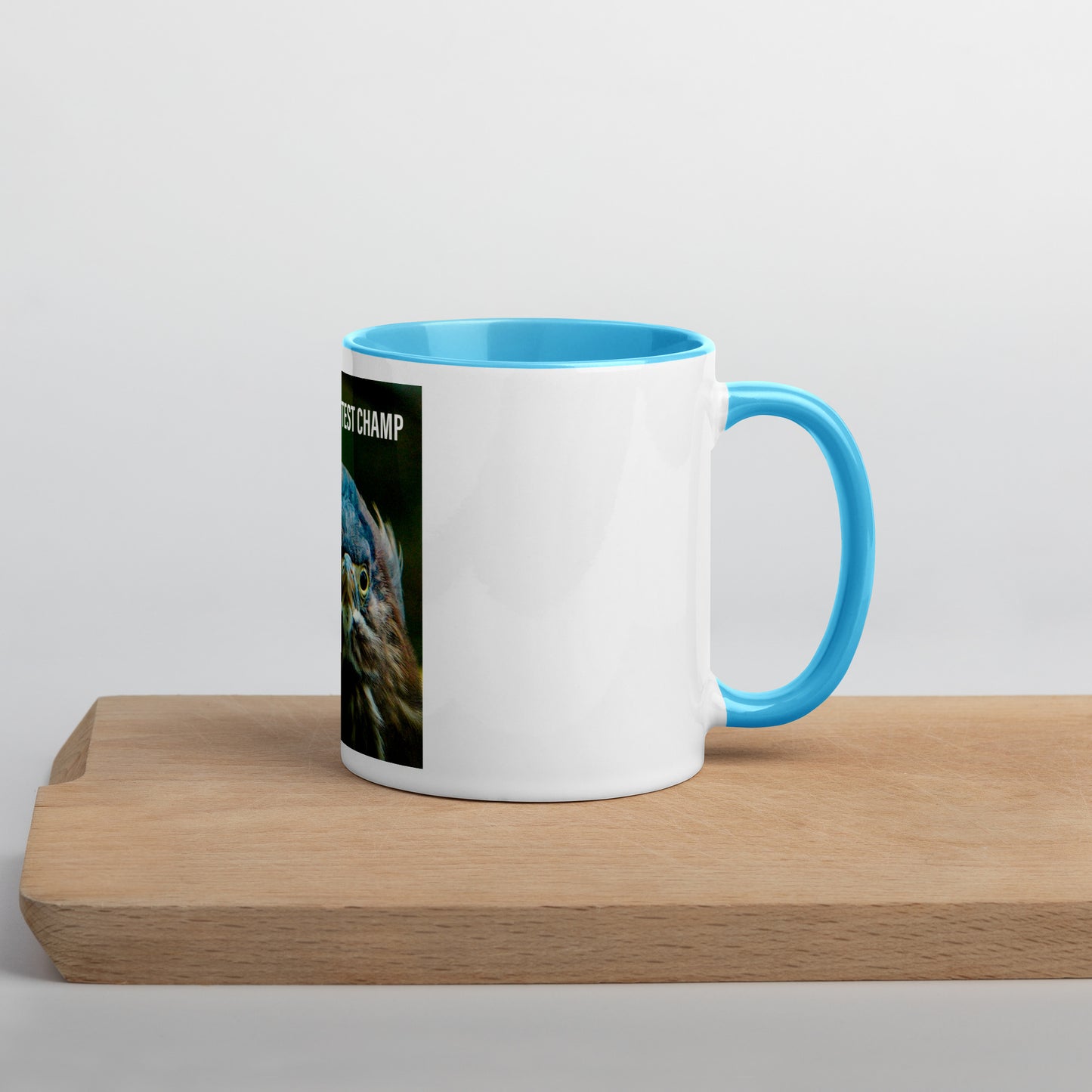 Funny Heron Mug (with Color Inside)