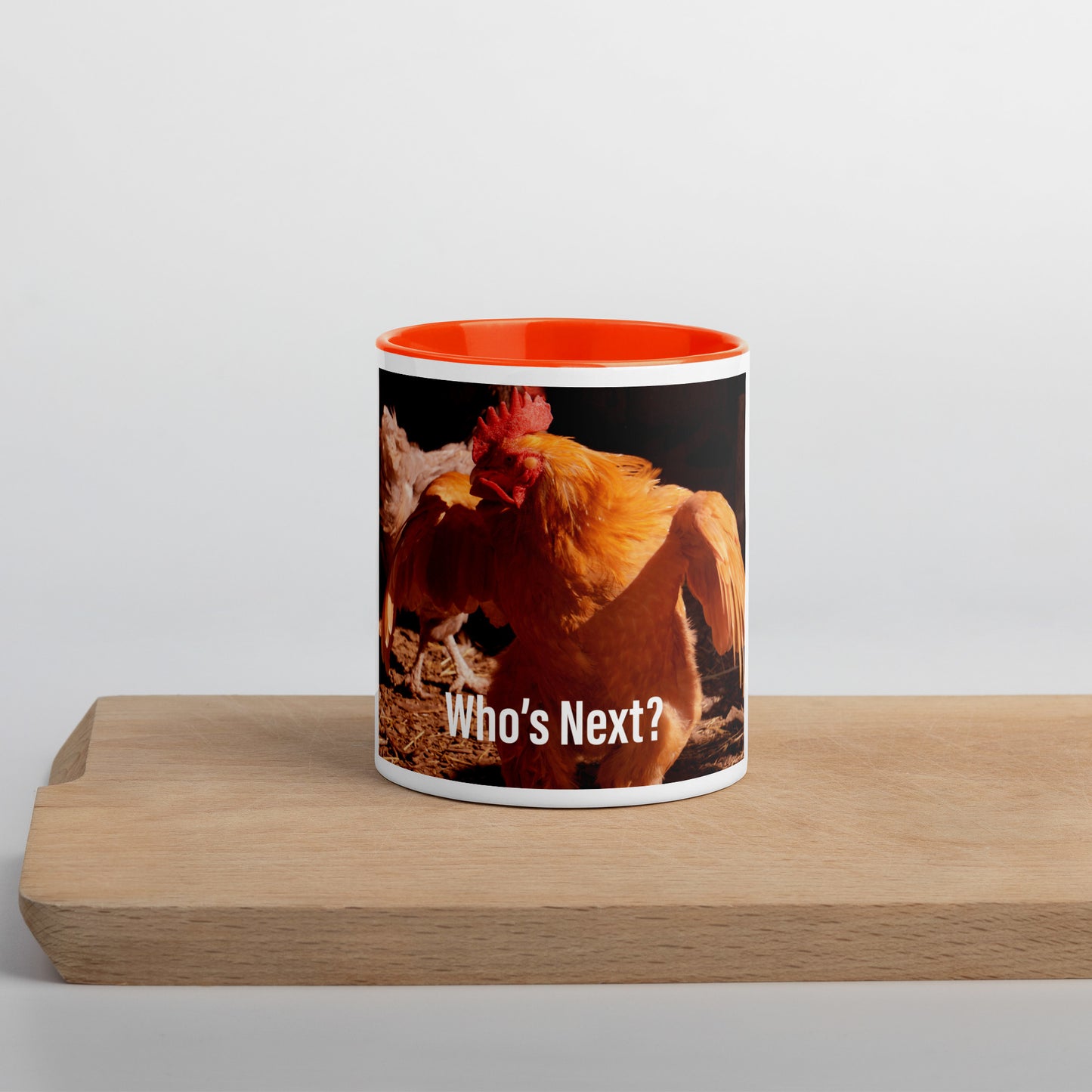 Funny Chicken Mug with Color Inside