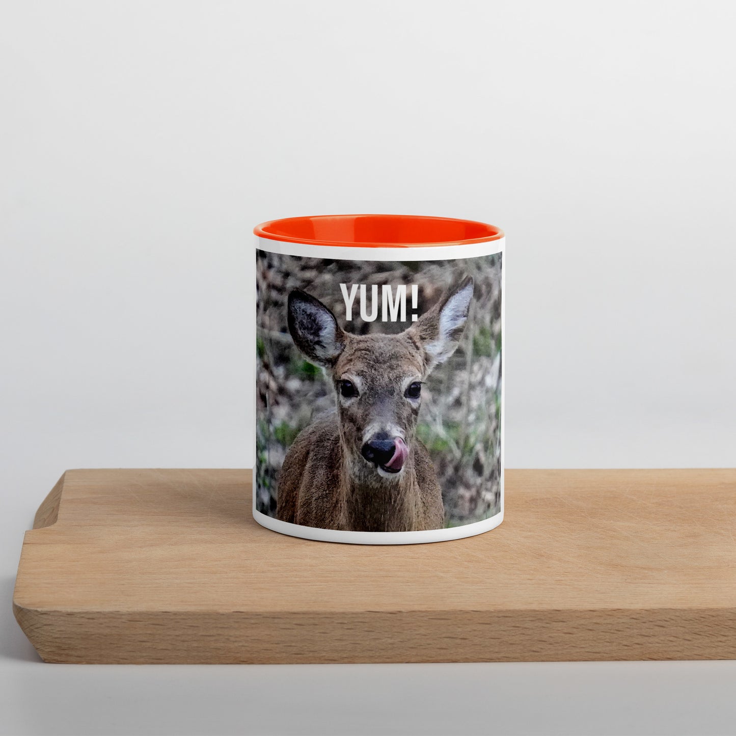 Funny Deer Mug with Color Inside