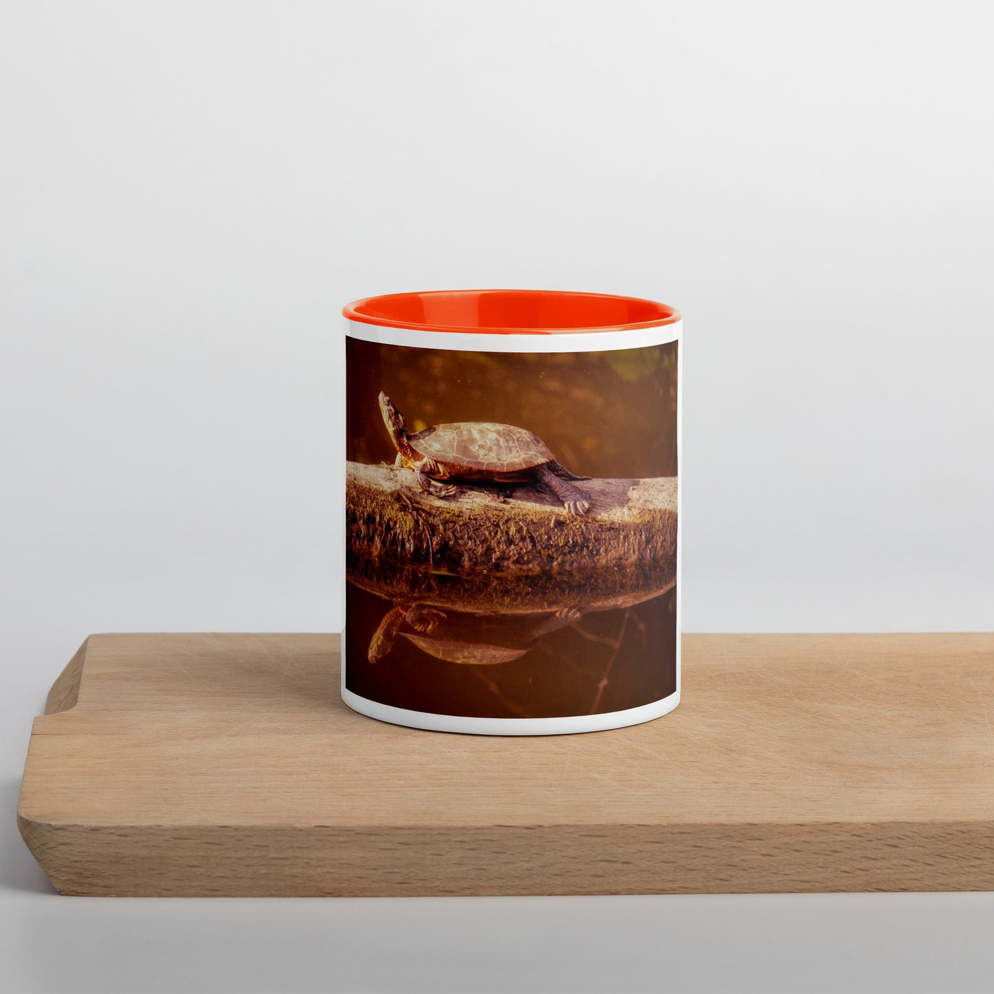 Fun in the Sun Turtle Mug (with Color Inside)