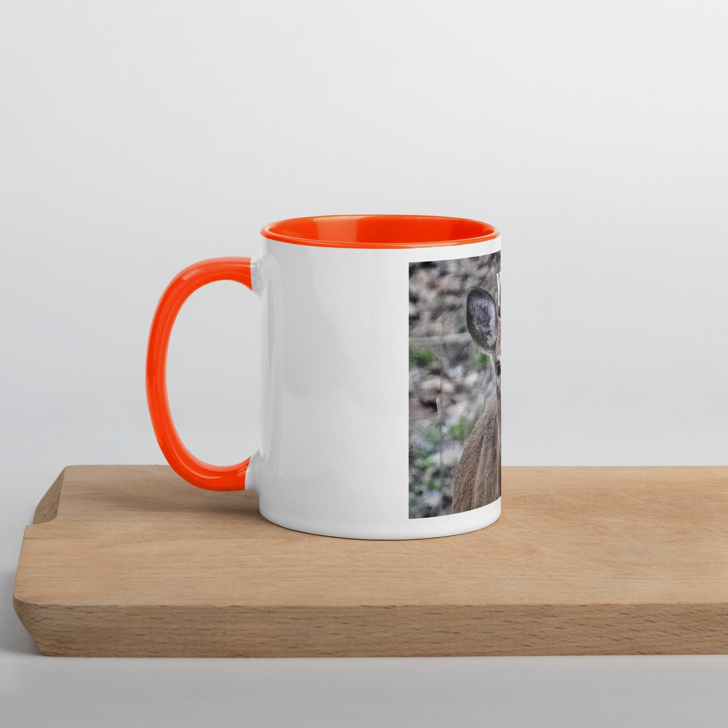 Funny Deer Mug with Color Inside