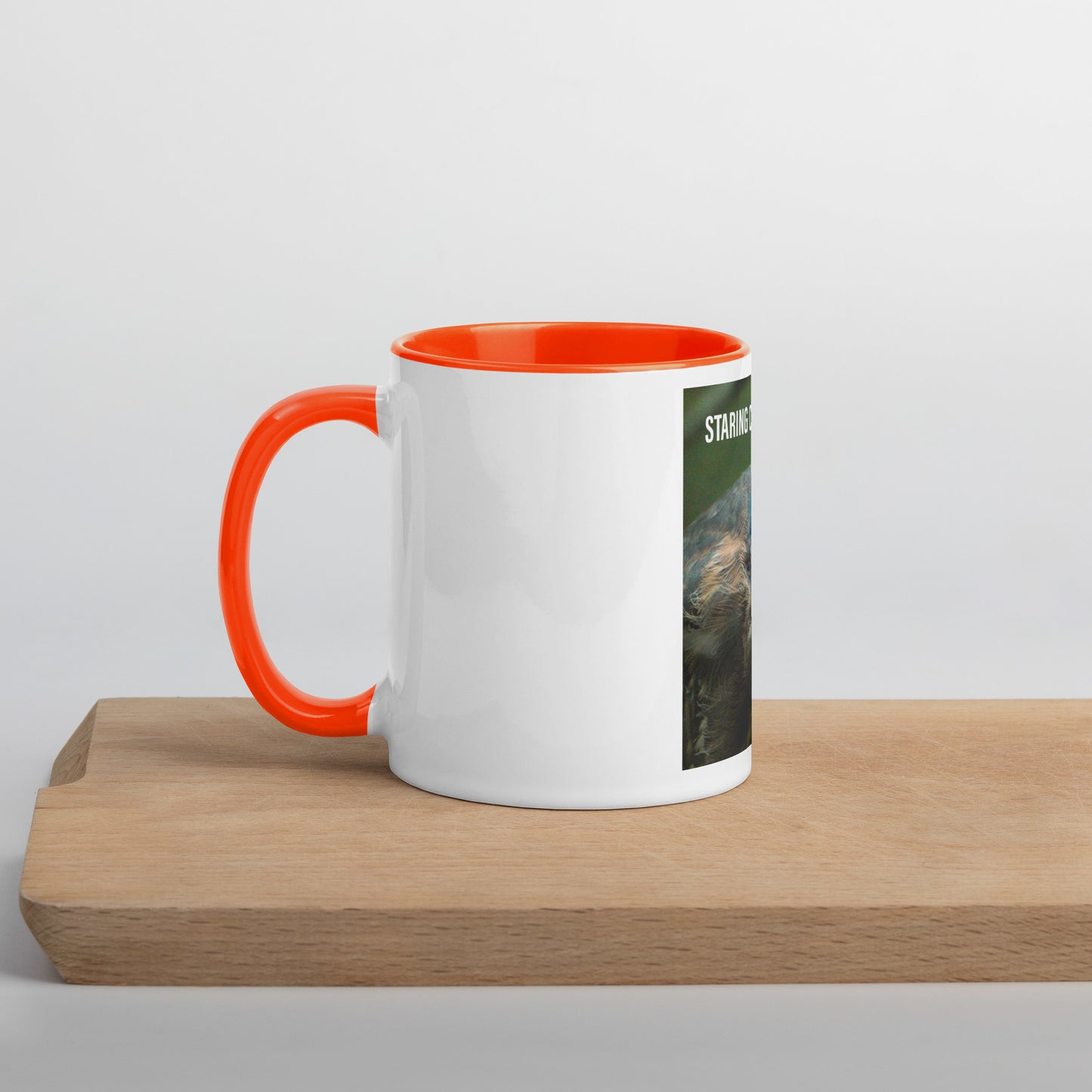 Funny Heron Mug (with Color Inside)