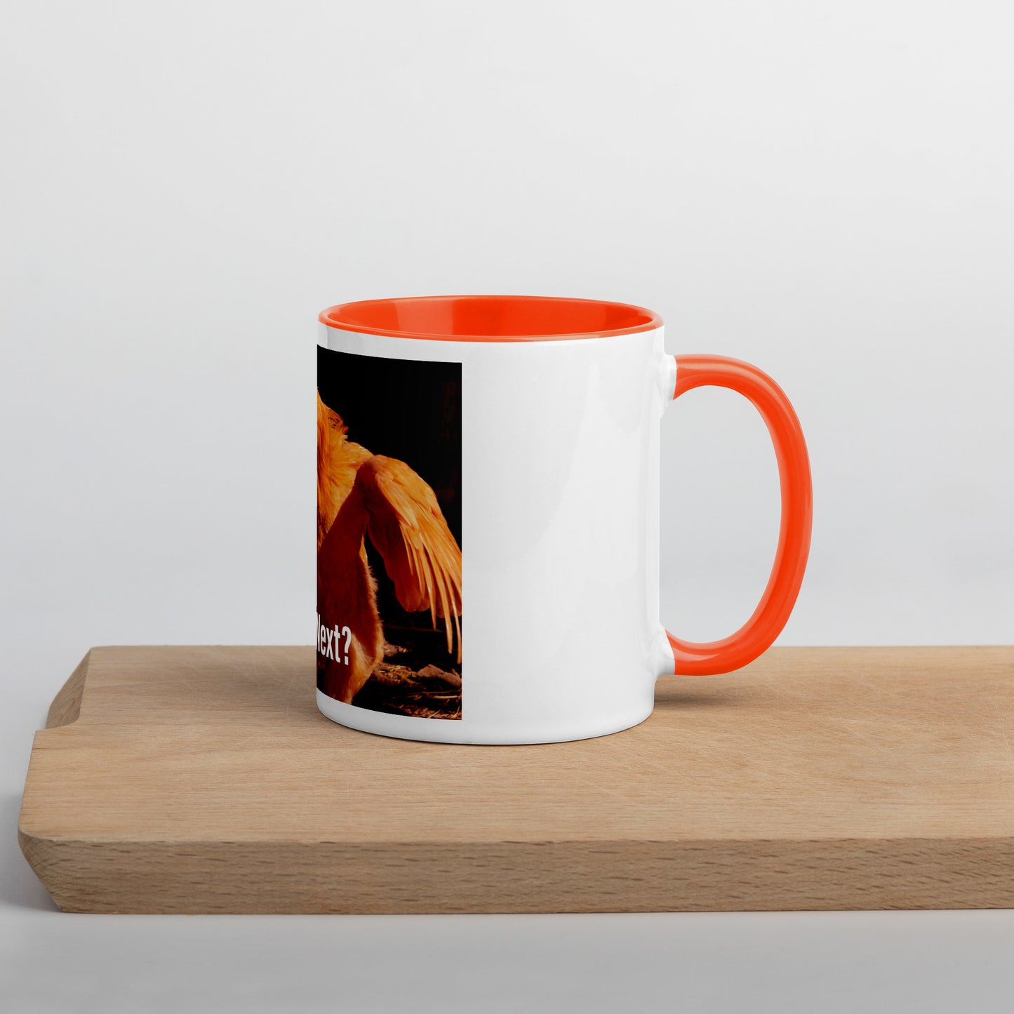 Funny Chicken Mug with Color Inside