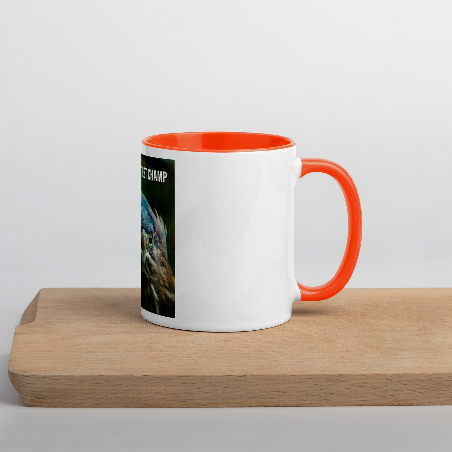 Funny Heron Mug (with Color Inside)