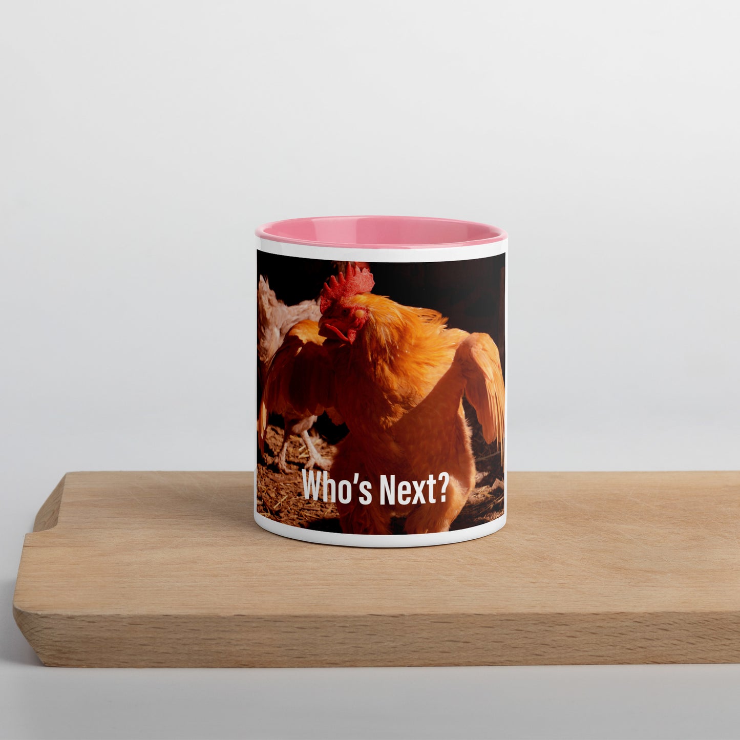 Funny Chicken Mug with Color Inside