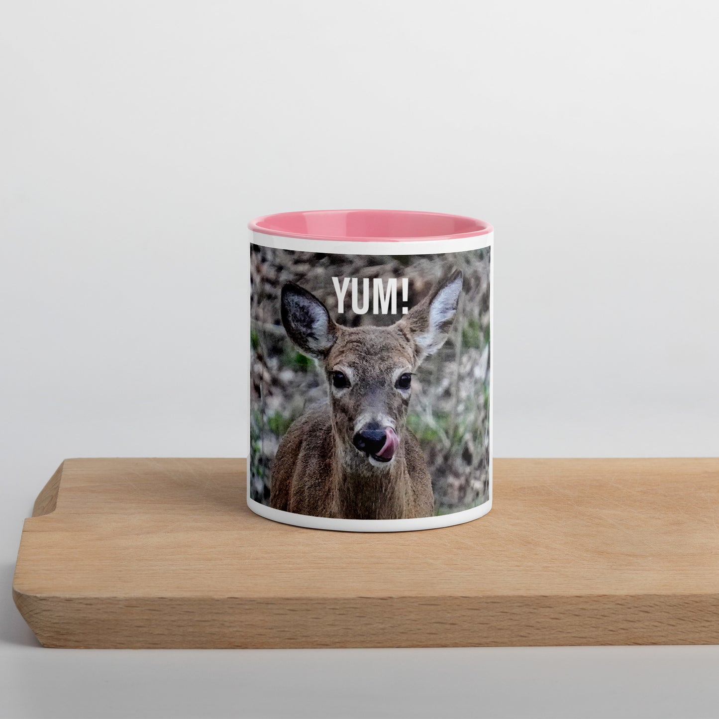 Funny Deer Mug with Color Inside