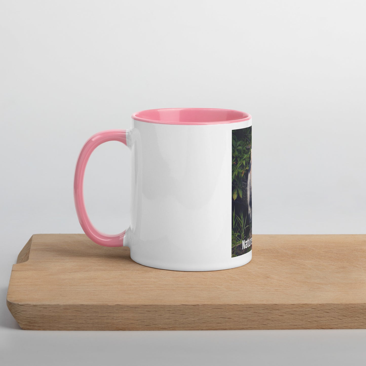Funny Blue Heron Mug (with Color Inside)