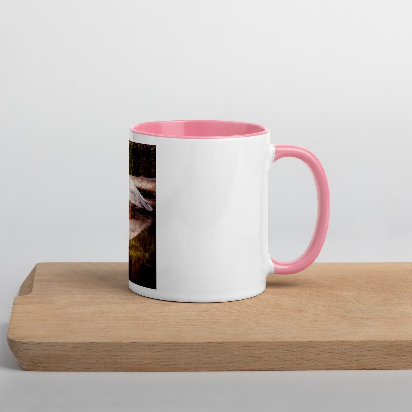 Heron Reflection Mug (with Color Inside)