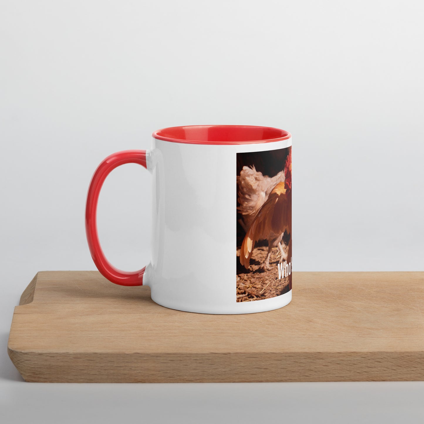 Funny Chicken Mug with Color Inside