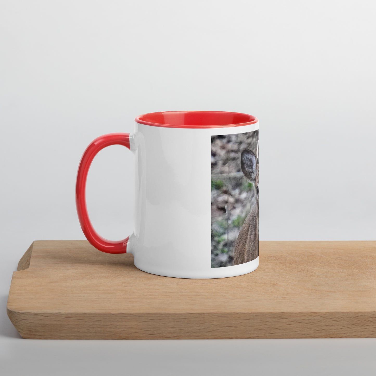Funny Deer Mug with Color Inside