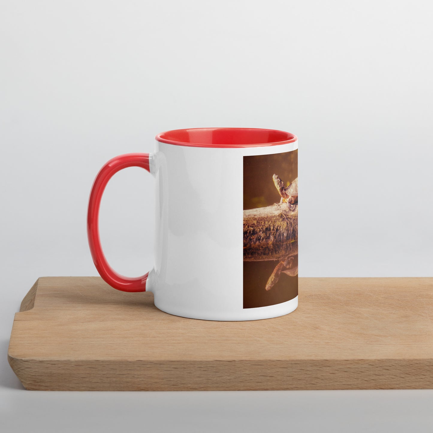 Fun in the Sun Turtle Mug (with Color Inside)