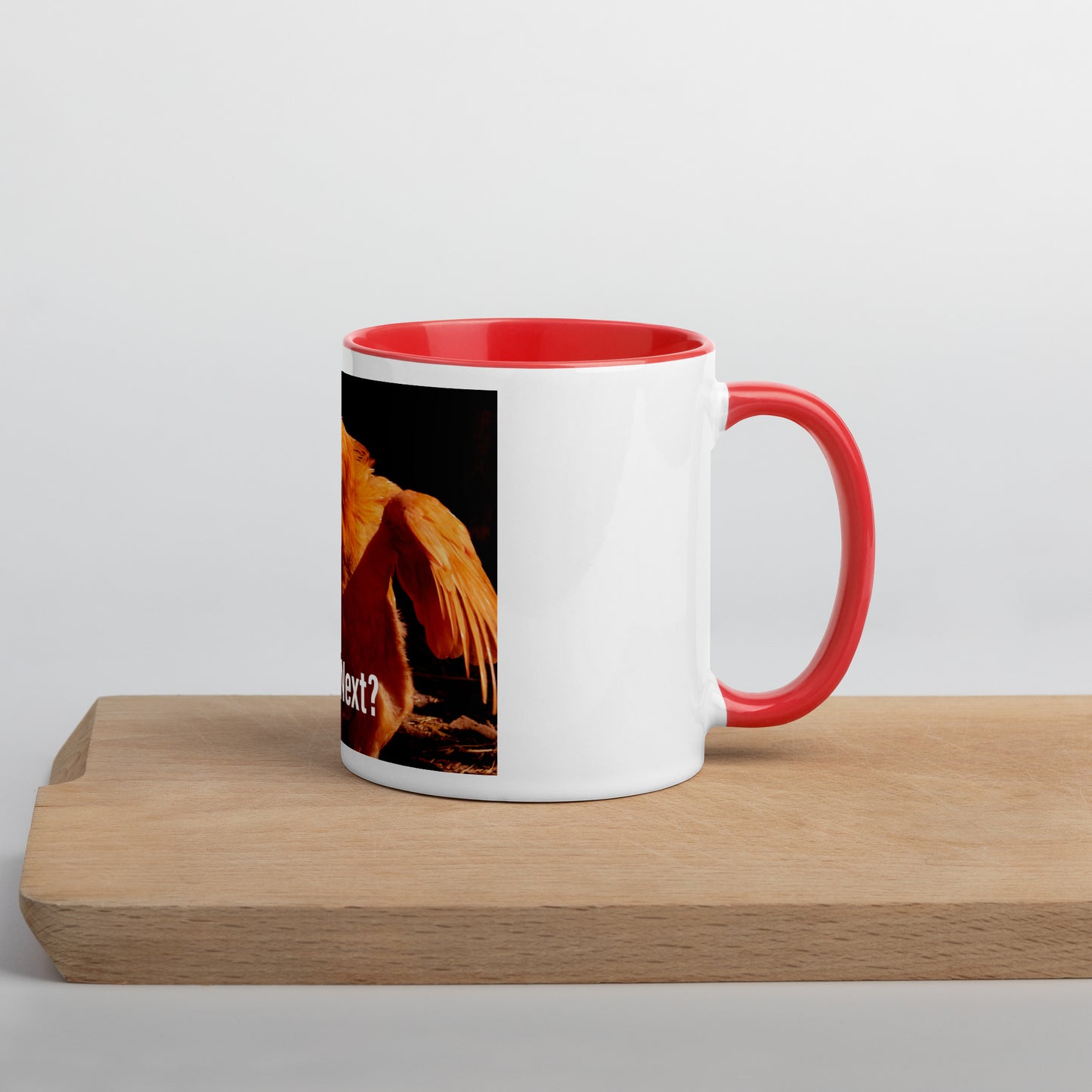 Funny Chicken Mug with Color Inside