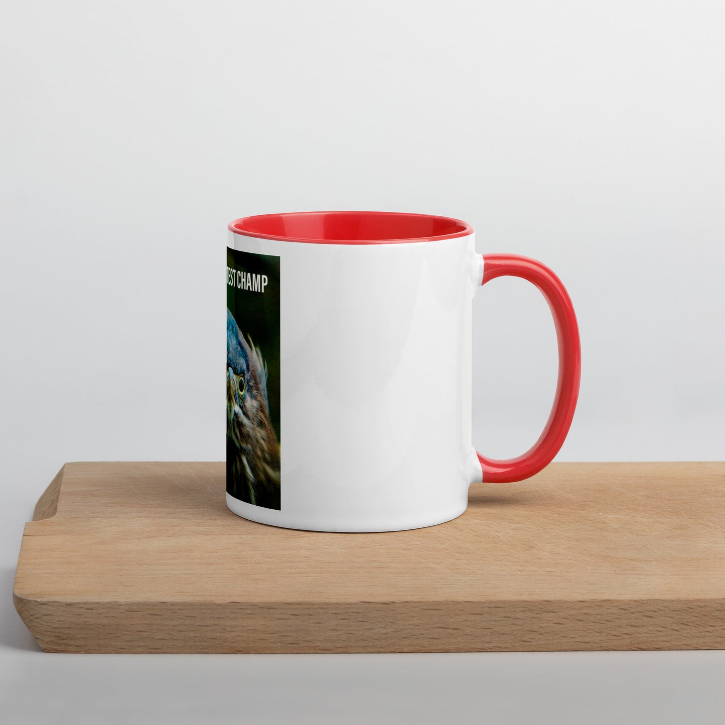 Funny Heron Mug (with Color Inside)