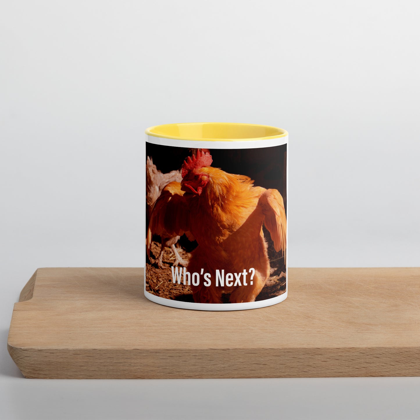 Funny Chicken Mug with Color Inside