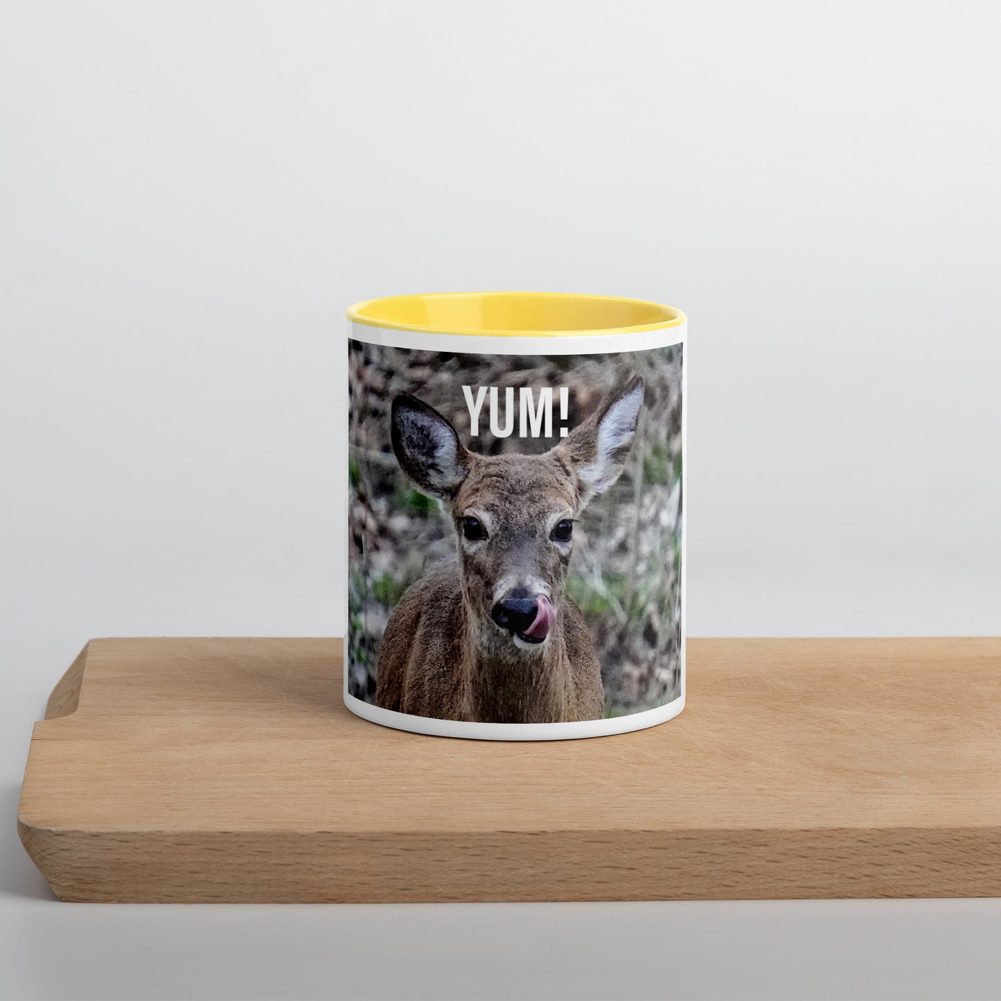 Funny Deer Mug with Color Inside