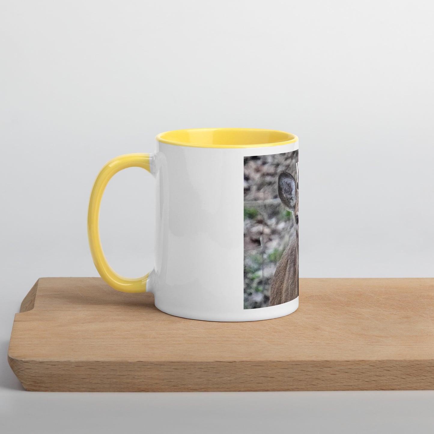 Funny Deer Mug with Color Inside