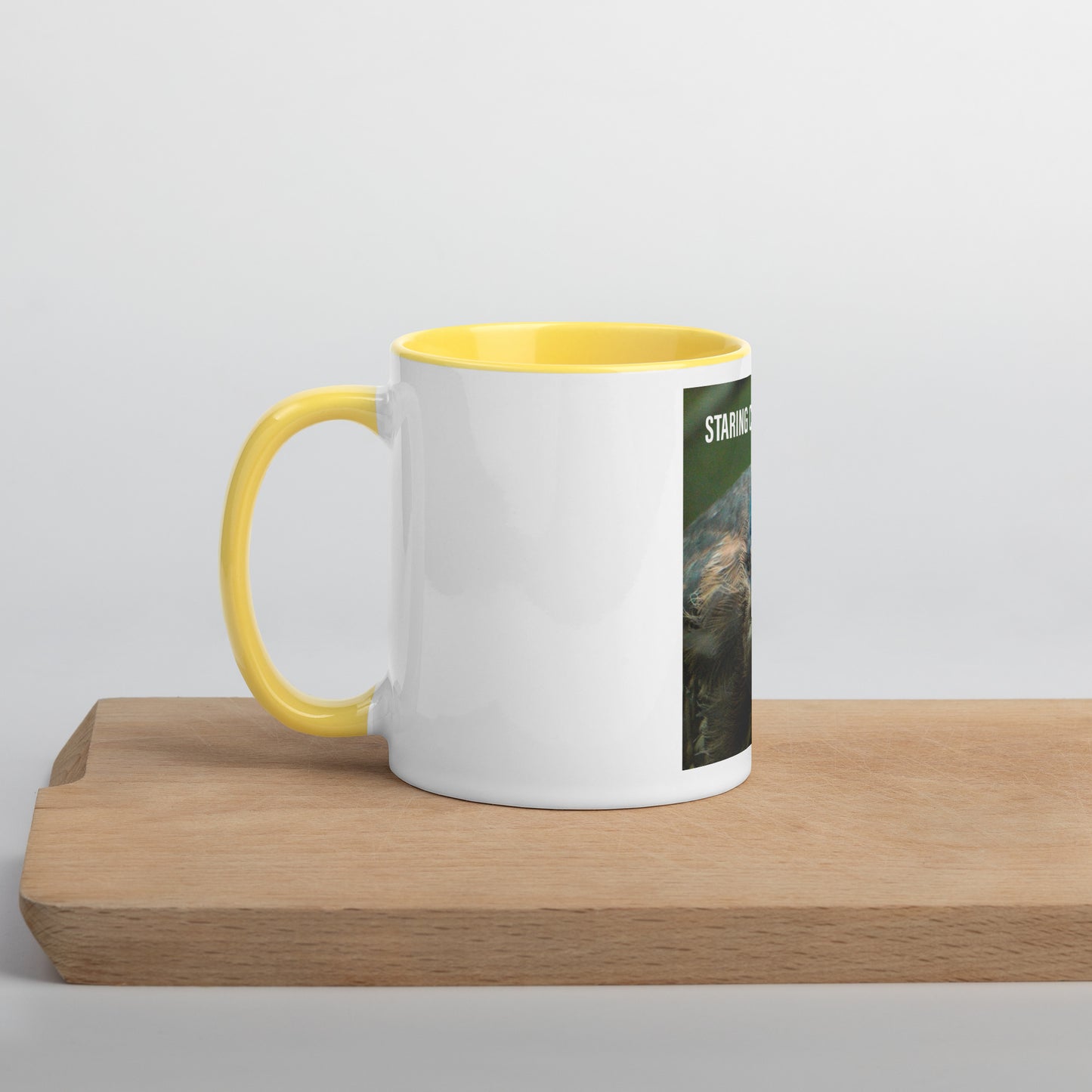 Funny Heron Mug (with Color Inside)