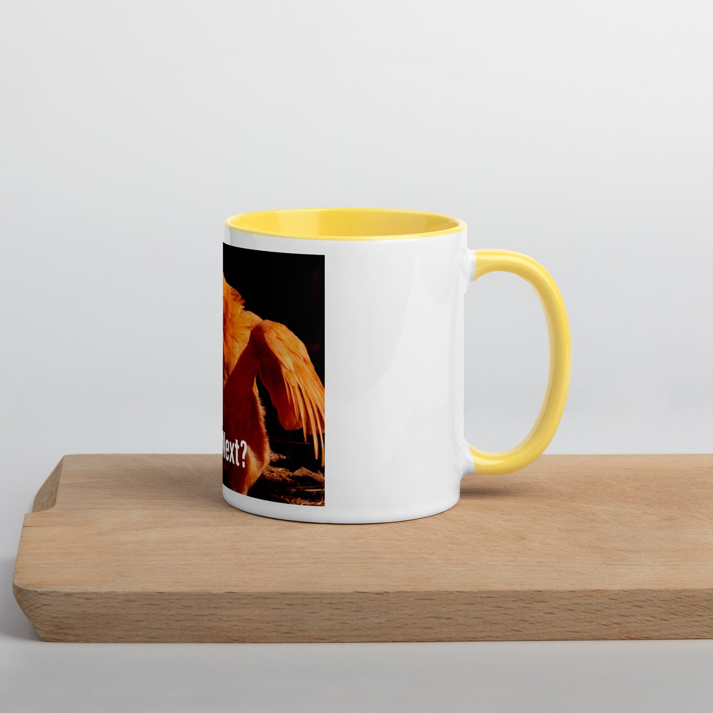 Funny Chicken Mug with Color Inside