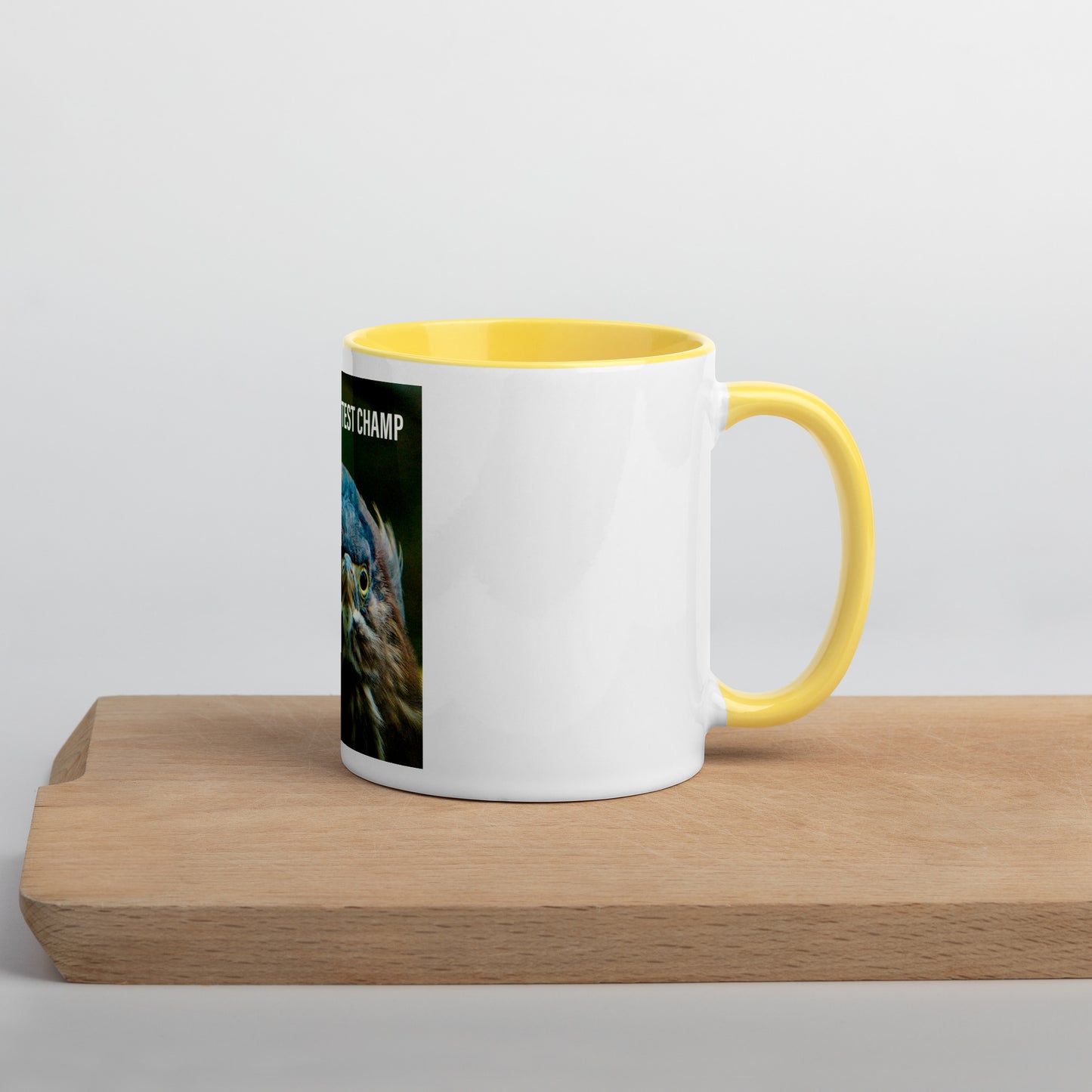 Funny Heron Mug (with Color Inside)
